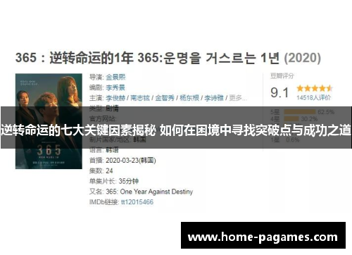 逆转命运的七大关键因素揭秘 如何在困境中寻找突破点与成功之道 逆转命运的七大关键因素揭秘 如何在困境中寻找突破点与成功之道